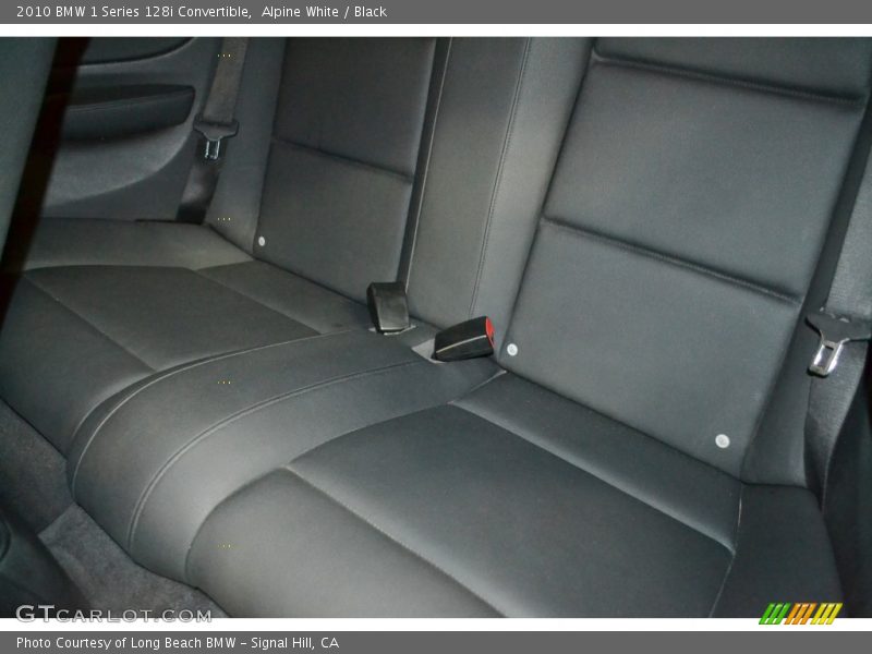 Alpine White / Black 2010 BMW 1 Series 128i Convertible