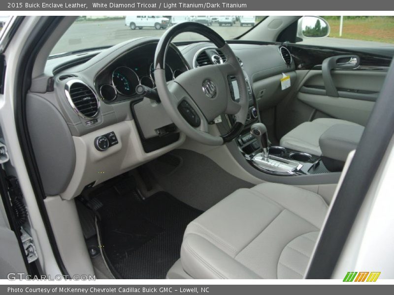Light Titanium/Dark Titanium Interior - 2015 Enclave Leather 