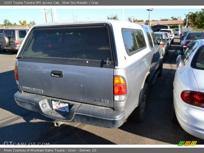 Silver Sky Metallic / Gray 2003 Toyota Tundra SR5 Access Cab