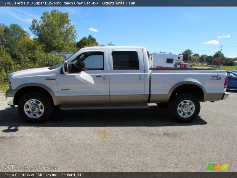 Oxford White / Tan 2005 Ford F350 Super Duty King Ranch Crew Cab 4x4