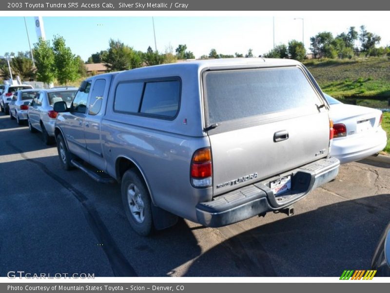 Silver Sky Metallic / Gray 2003 Toyota Tundra SR5 Access Cab