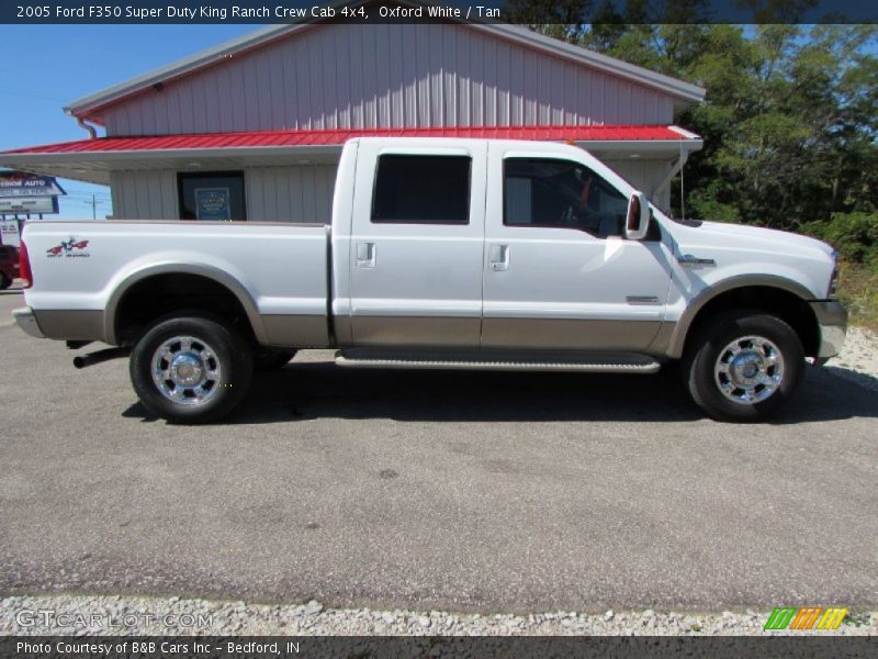 Oxford White / Tan 2005 Ford F350 Super Duty King Ranch Crew Cab 4x4