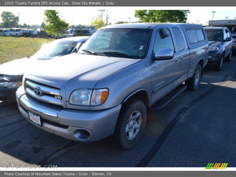Silver Sky Metallic / Gray 2003 Toyota Tundra SR5 Access Cab