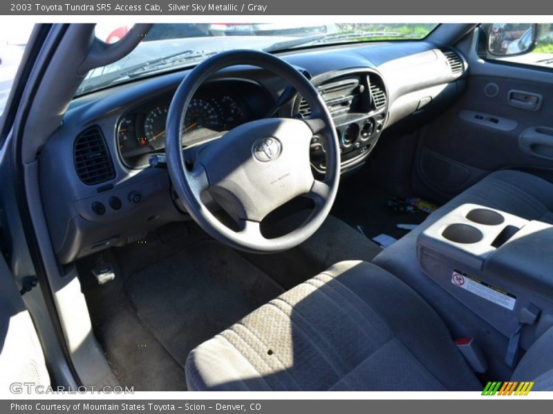 Silver Sky Metallic / Gray 2003 Toyota Tundra SR5 Access Cab