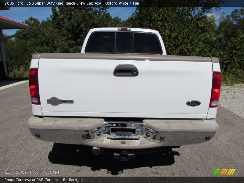 Oxford White / Tan 2005 Ford F350 Super Duty King Ranch Crew Cab 4x4