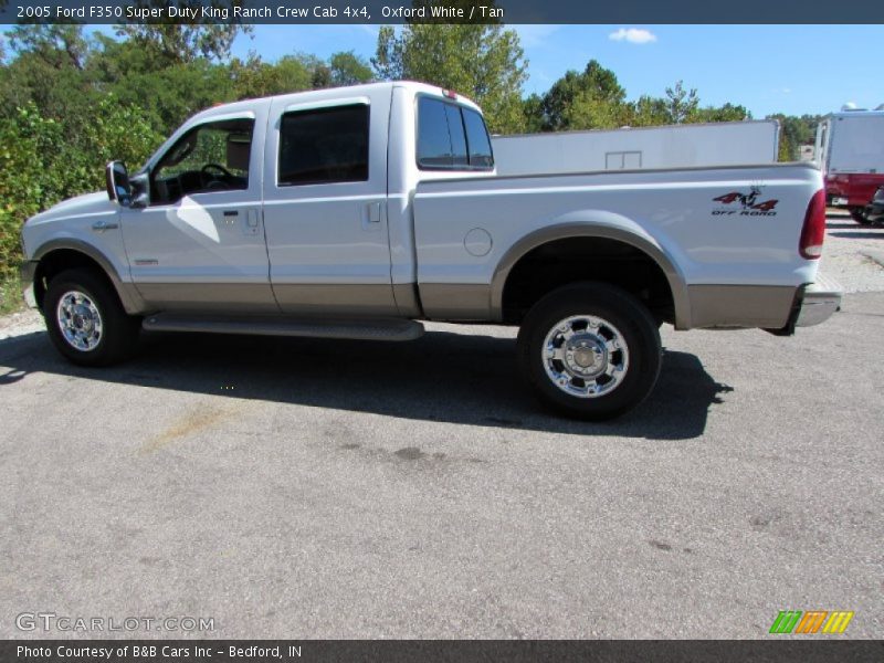 Oxford White / Tan 2005 Ford F350 Super Duty King Ranch Crew Cab 4x4