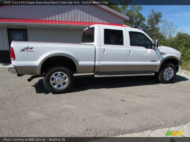 Oxford White / Tan 2005 Ford F350 Super Duty King Ranch Crew Cab 4x4