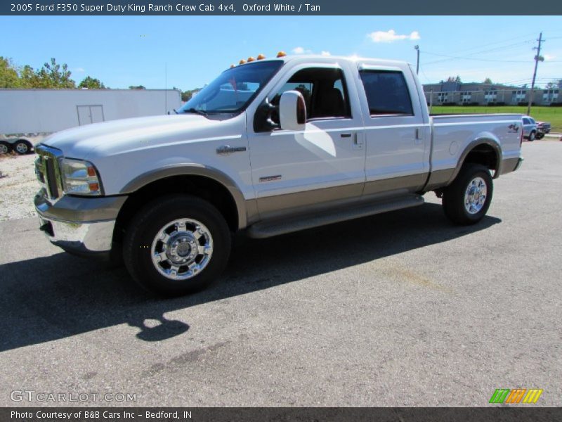 Oxford White / Tan 2005 Ford F350 Super Duty King Ranch Crew Cab 4x4