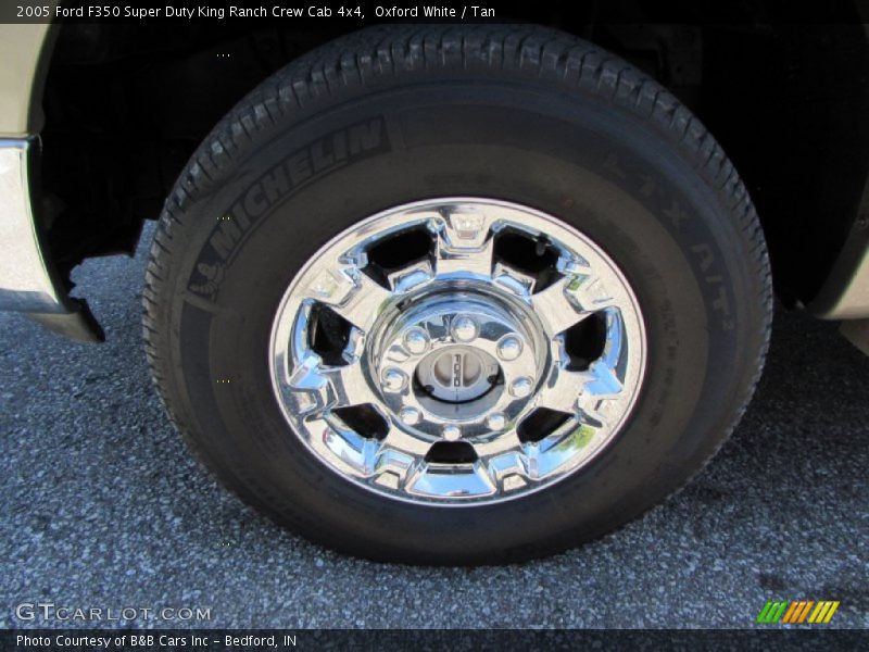 Oxford White / Tan 2005 Ford F350 Super Duty King Ranch Crew Cab 4x4