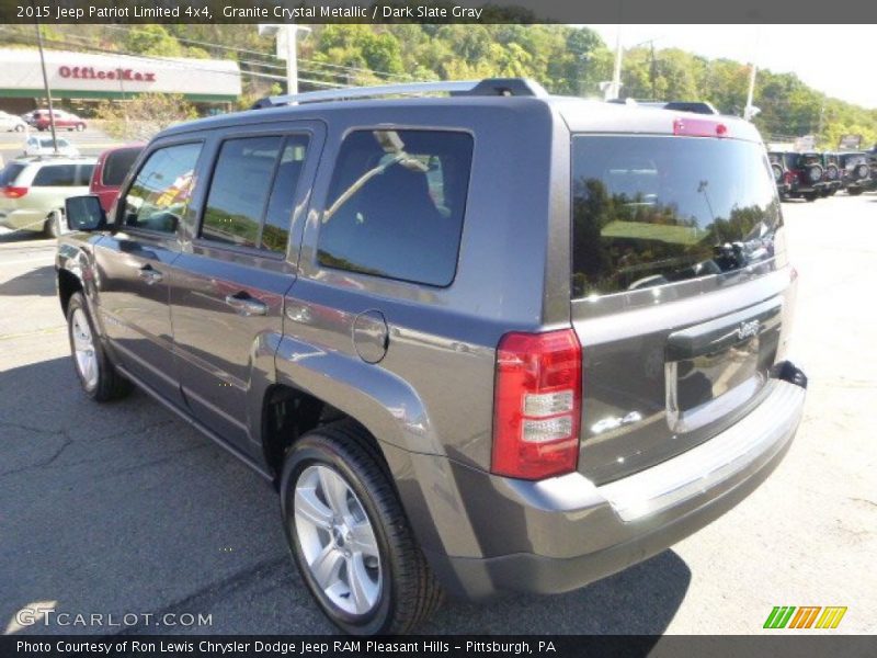 Granite Crystal Metallic / Dark Slate Gray 2015 Jeep Patriot Limited 4x4