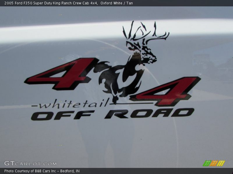 Oxford White / Tan 2005 Ford F350 Super Duty King Ranch Crew Cab 4x4