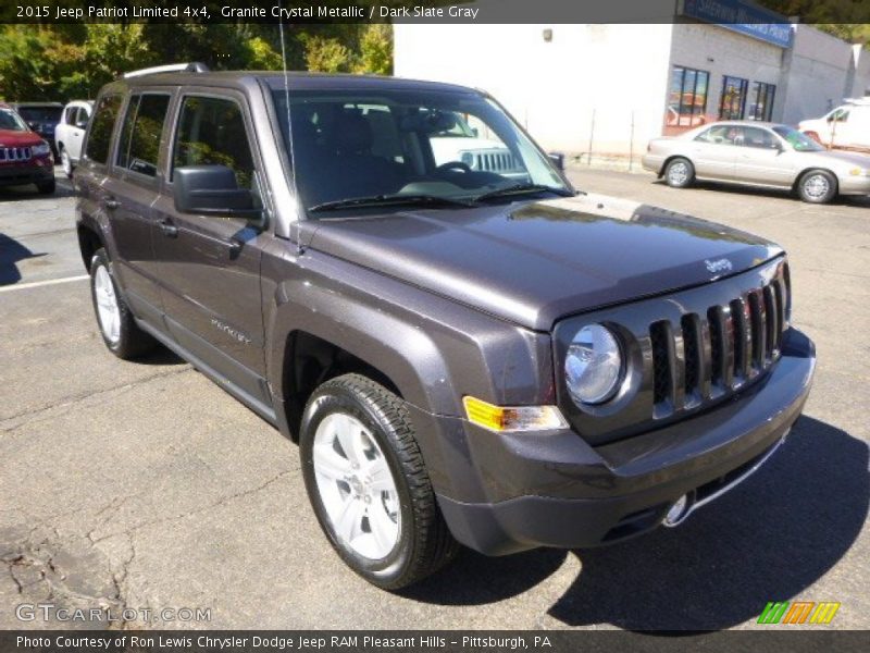 Granite Crystal Metallic / Dark Slate Gray 2015 Jeep Patriot Limited 4x4