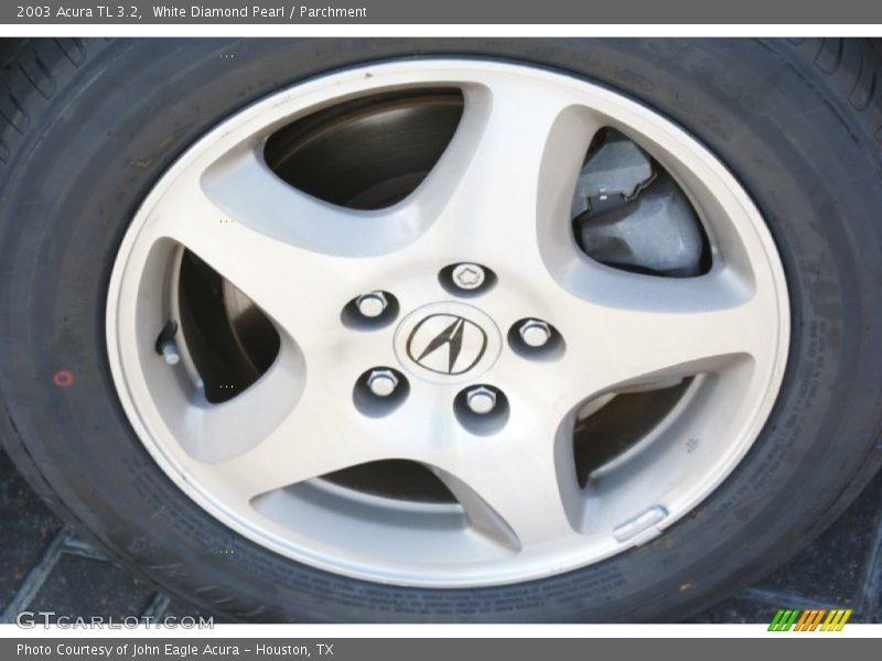 White Diamond Pearl / Parchment 2003 Acura TL 3.2