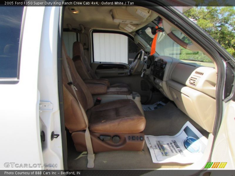 Oxford White / Tan 2005 Ford F350 Super Duty King Ranch Crew Cab 4x4