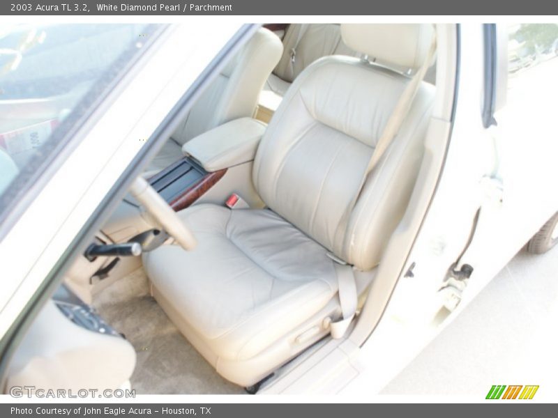 White Diamond Pearl / Parchment 2003 Acura TL 3.2