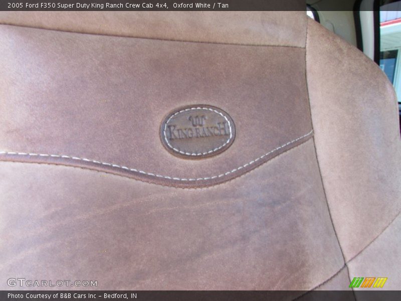Oxford White / Tan 2005 Ford F350 Super Duty King Ranch Crew Cab 4x4