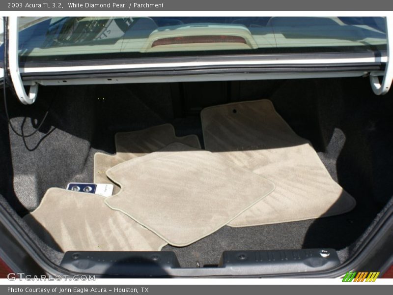 White Diamond Pearl / Parchment 2003 Acura TL 3.2