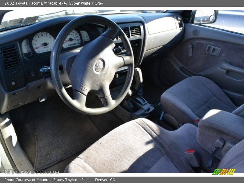 Super White / Gray 2002 Toyota Tacoma Xtracab 4x4