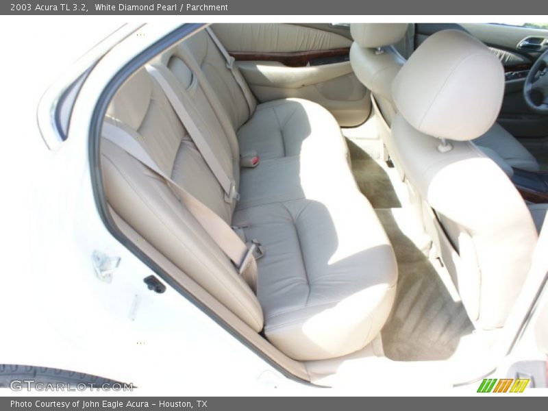White Diamond Pearl / Parchment 2003 Acura TL 3.2