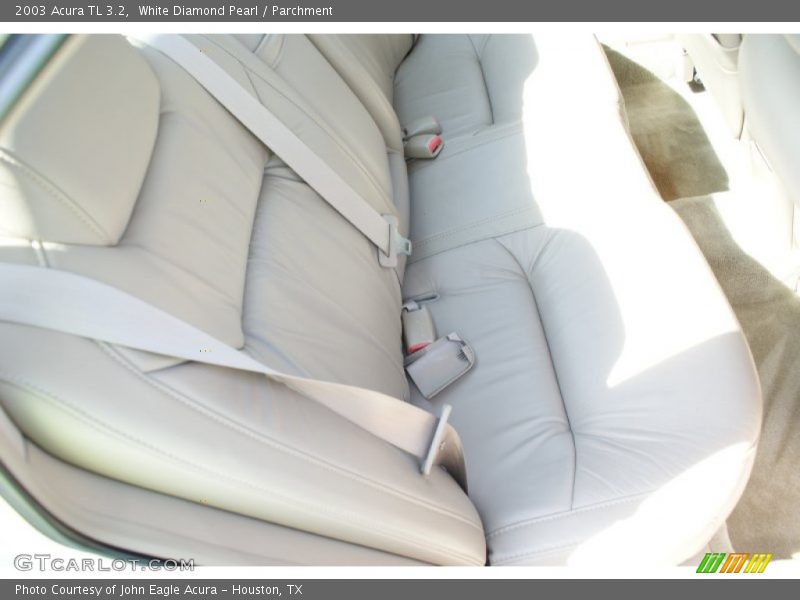 White Diamond Pearl / Parchment 2003 Acura TL 3.2