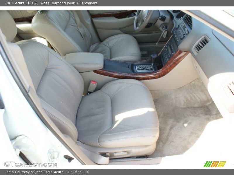White Diamond Pearl / Parchment 2003 Acura TL 3.2