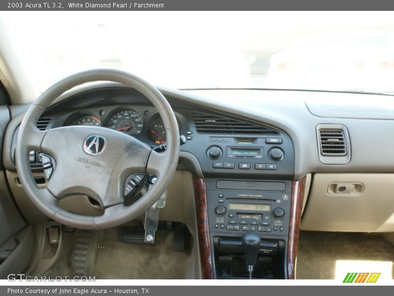 White Diamond Pearl / Parchment 2003 Acura TL 3.2