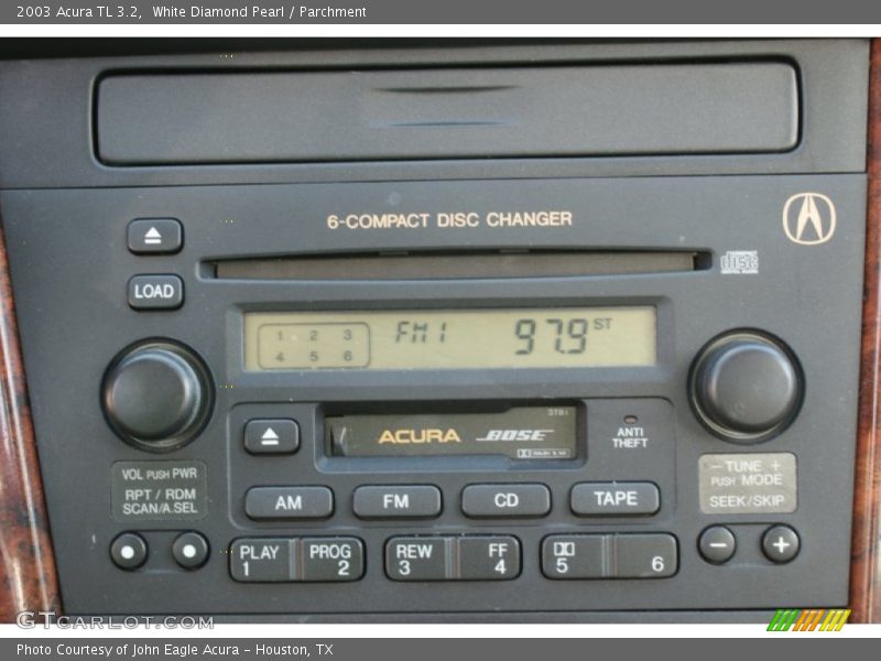 White Diamond Pearl / Parchment 2003 Acura TL 3.2