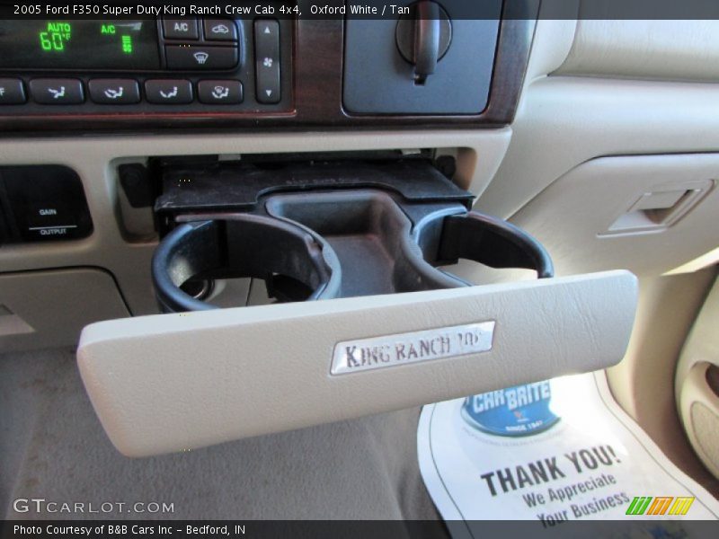 Oxford White / Tan 2005 Ford F350 Super Duty King Ranch Crew Cab 4x4