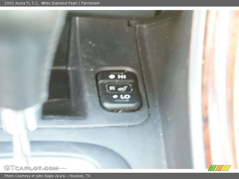 White Diamond Pearl / Parchment 2003 Acura TL 3.2
