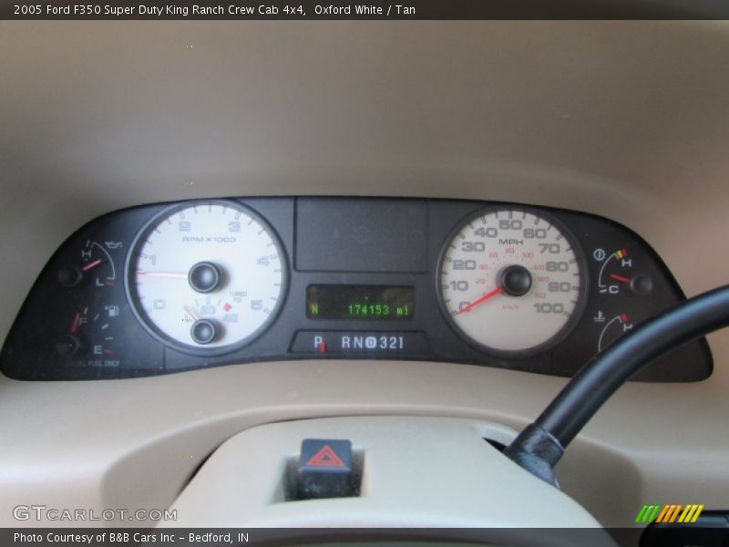 Oxford White / Tan 2005 Ford F350 Super Duty King Ranch Crew Cab 4x4