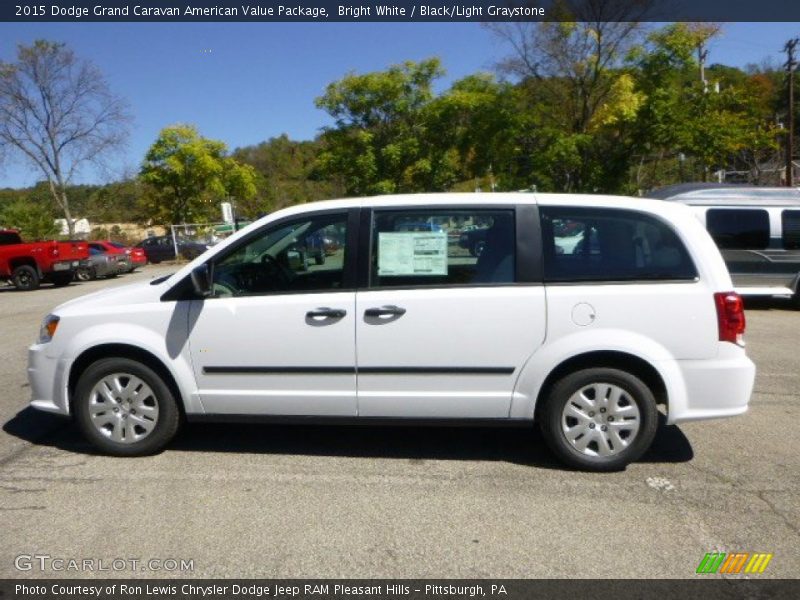  2015 Grand Caravan American Value Package Bright White