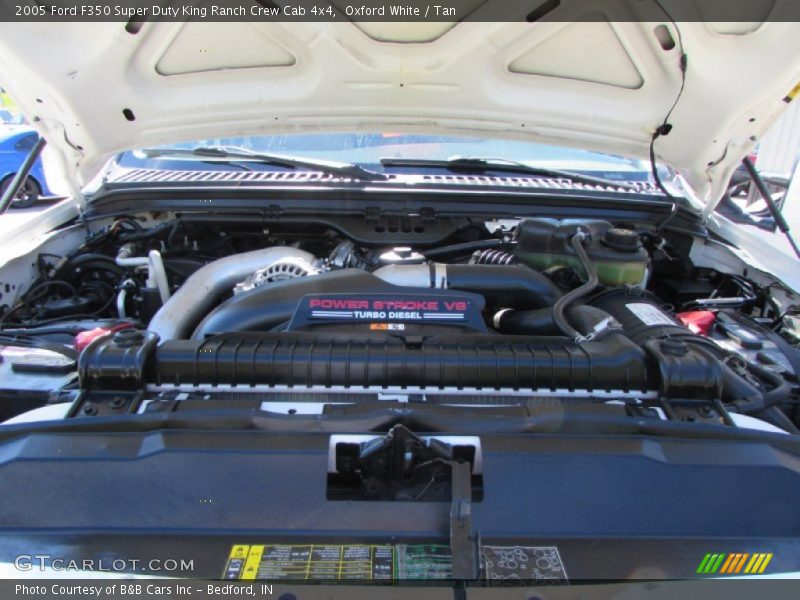 Oxford White / Tan 2005 Ford F350 Super Duty King Ranch Crew Cab 4x4