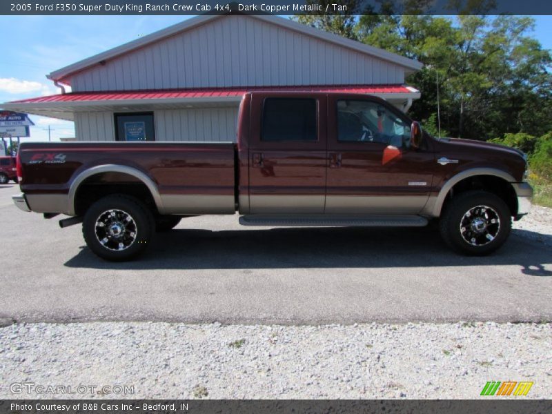 Dark Copper Metallic / Tan 2005 Ford F350 Super Duty King Ranch Crew Cab 4x4