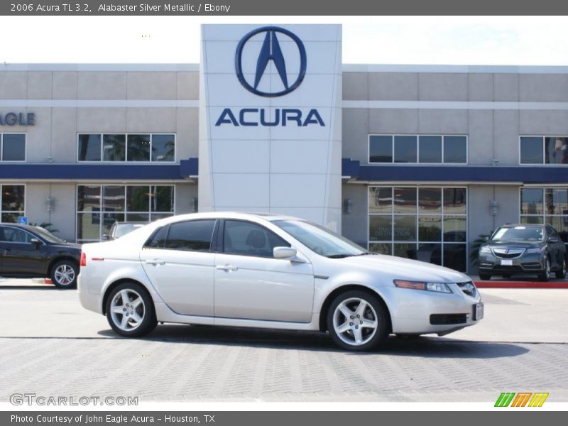 Alabaster Silver Metallic / Ebony 2006 Acura TL 3.2