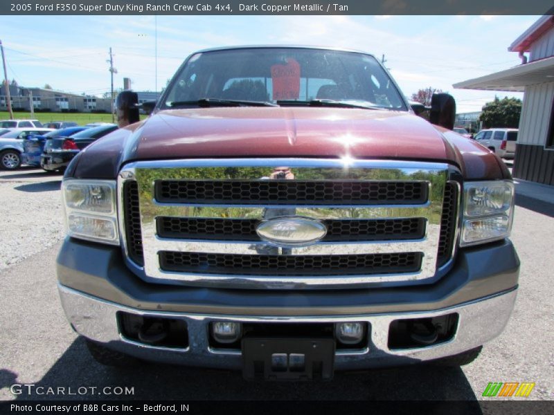 Dark Copper Metallic / Tan 2005 Ford F350 Super Duty King Ranch Crew Cab 4x4