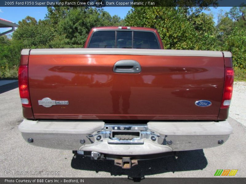 Dark Copper Metallic / Tan 2005 Ford F350 Super Duty King Ranch Crew Cab 4x4