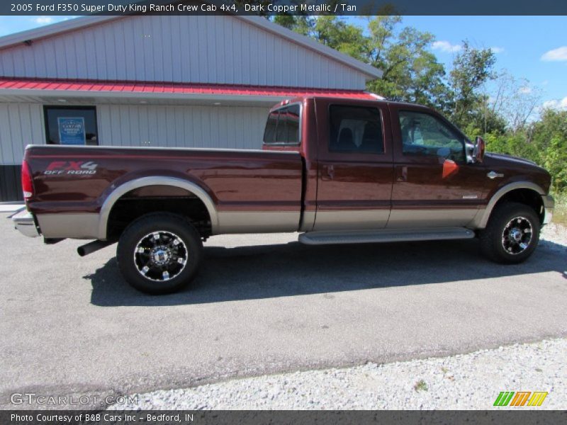 Dark Copper Metallic / Tan 2005 Ford F350 Super Duty King Ranch Crew Cab 4x4