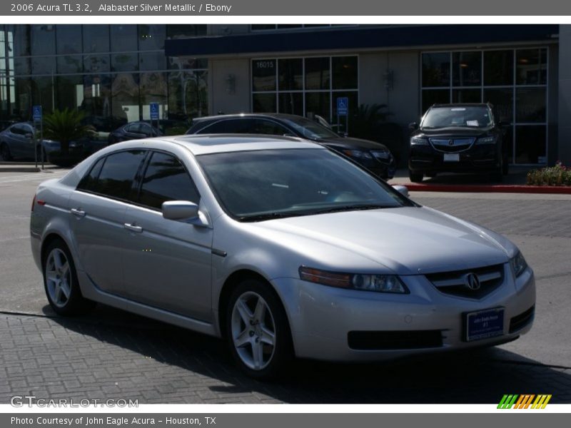 Alabaster Silver Metallic / Ebony 2006 Acura TL 3.2