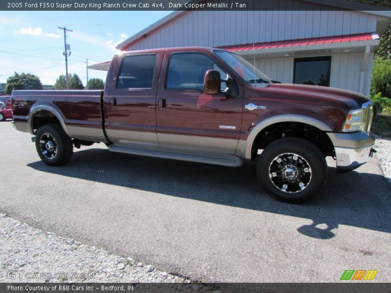 Dark Copper Metallic / Tan 2005 Ford F350 Super Duty King Ranch Crew Cab 4x4