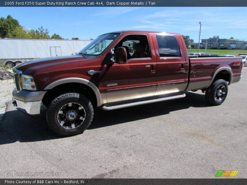 Dark Copper Metallic / Tan 2005 Ford F350 Super Duty King Ranch Crew Cab 4x4