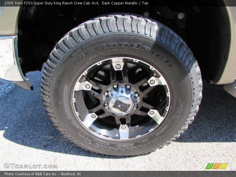 Dark Copper Metallic / Tan 2005 Ford F350 Super Duty King Ranch Crew Cab 4x4