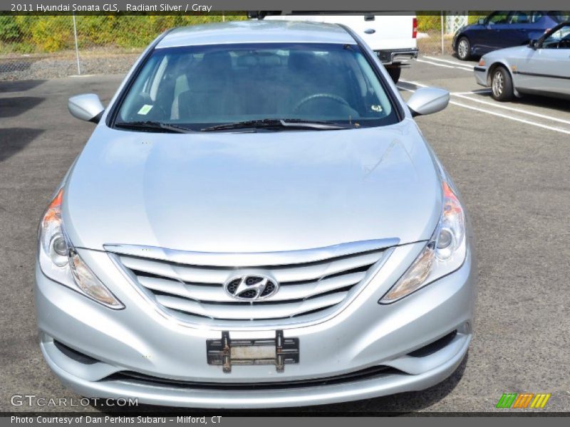 Radiant Silver / Gray 2011 Hyundai Sonata GLS