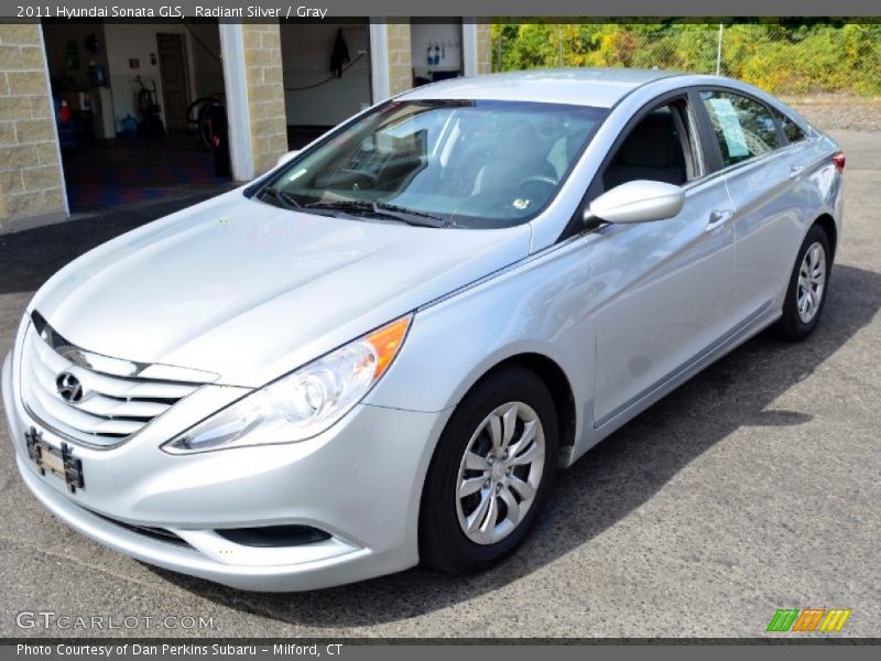 Radiant Silver / Gray 2011 Hyundai Sonata GLS