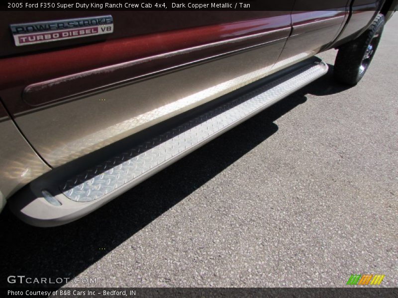 Dark Copper Metallic / Tan 2005 Ford F350 Super Duty King Ranch Crew Cab 4x4