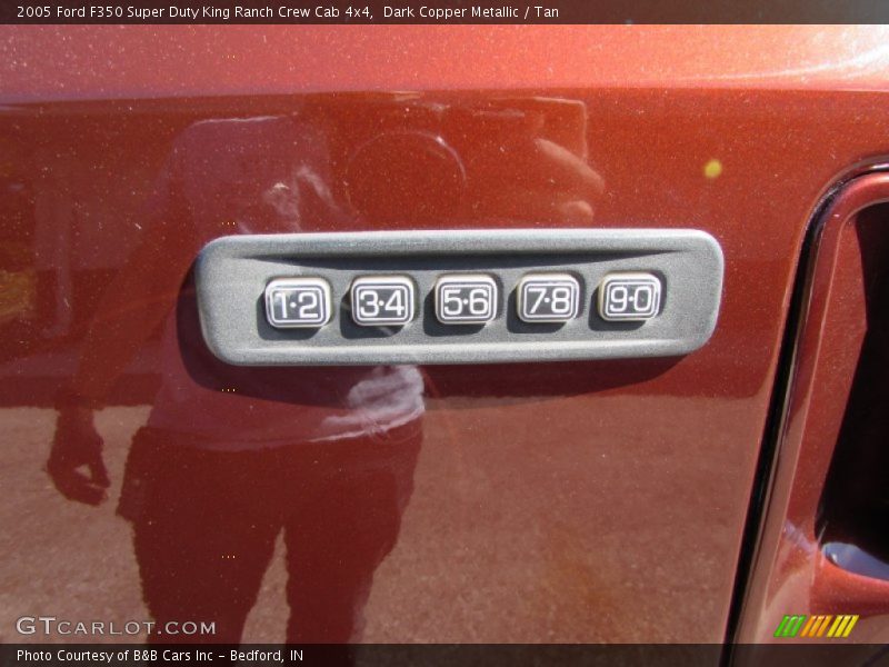 Dark Copper Metallic / Tan 2005 Ford F350 Super Duty King Ranch Crew Cab 4x4