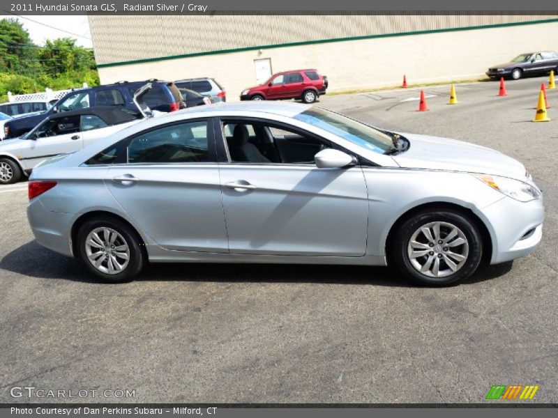 Radiant Silver / Gray 2011 Hyundai Sonata GLS