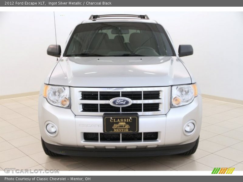 Ingot Silver Metallic / Charcoal Black 2012 Ford Escape XLT