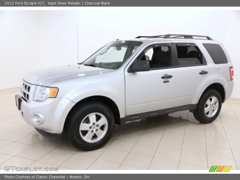 Ingot Silver Metallic / Charcoal Black 2012 Ford Escape XLT
