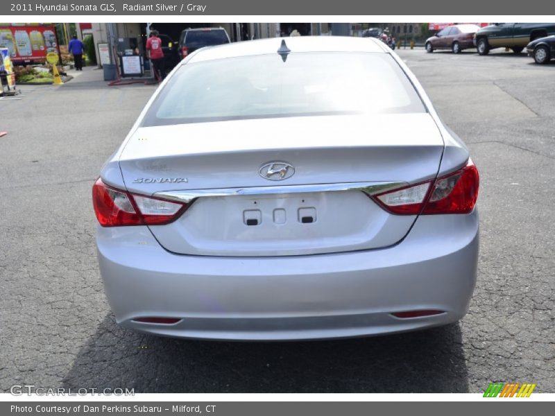 Radiant Silver / Gray 2011 Hyundai Sonata GLS