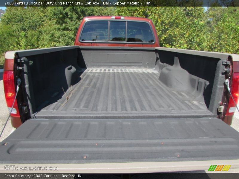 Dark Copper Metallic / Tan 2005 Ford F350 Super Duty King Ranch Crew Cab 4x4
